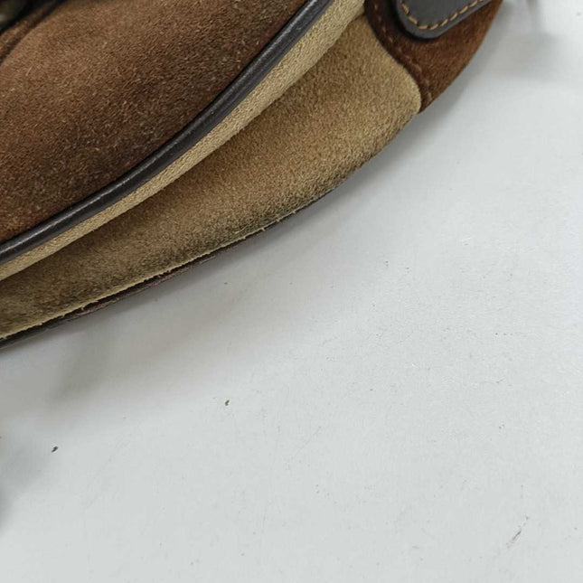 Sold Dior Saddle Vintage Brown Suede Medium