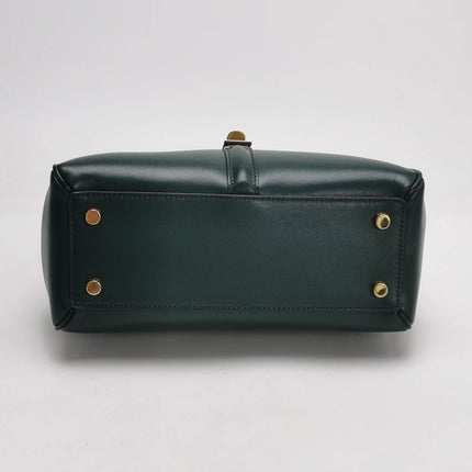 Sold Celine 16 Bag Small Dark Green Smooth Calfskin Leather