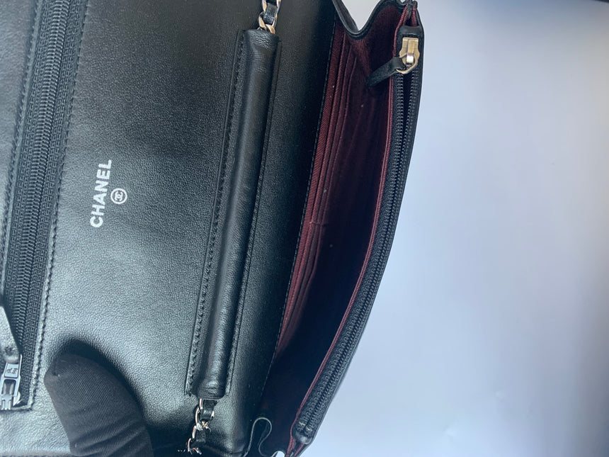 Sold Chanel Wallet On Chains WOC Timeless/ Classic Black