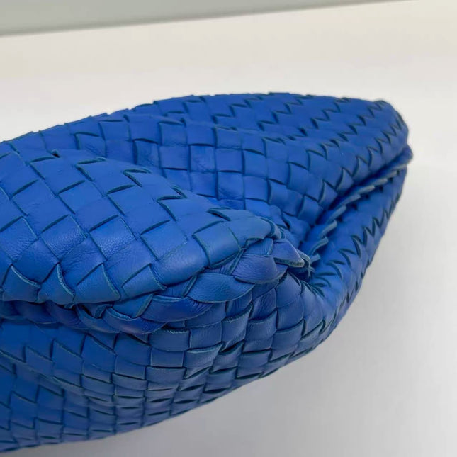 Bottega Veneta Hobo Bag Lambskin leather Royal Blue Medium 45cm