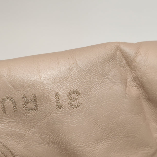 Chanel Deauville Tote Medium Pink Leather Leather Chain Straps