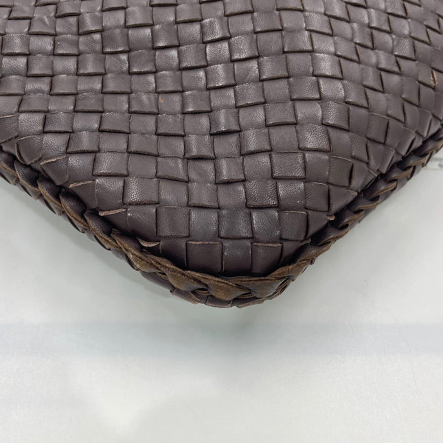 Bottega Veneta Veneta Hobo Maxi Dark Brown Lambskin Leather 52cm