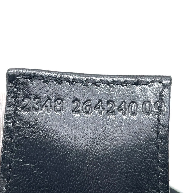 FENDI Baguette Vintage Black Cloth Silver Hardware