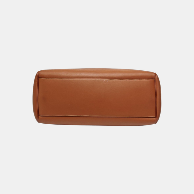 Celine Soft 16 Bag Large Caramel Natural Tan Smooth Satin Calfskin Leather