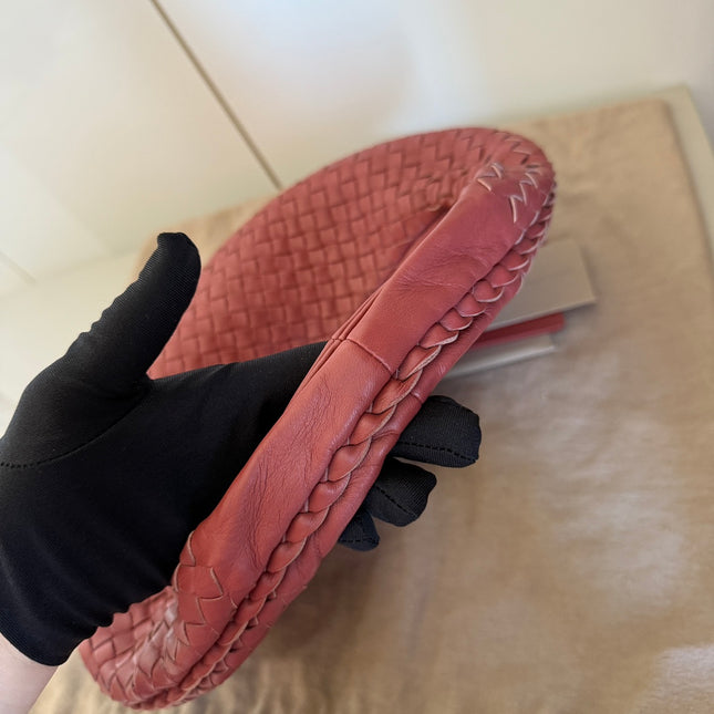 Bottega Veneta Hobo Bag leather Burgundy Medium 40cm