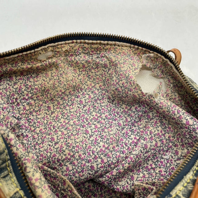 Louis Vuitton Patchwork Speedy 30 Blue Denim Handbag