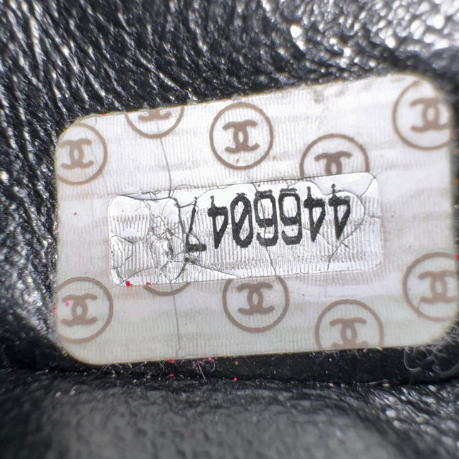 Chanel Double Sided Small Classic Flap Black Lambskin Leather 24k Gold Hardware, 1996-1997