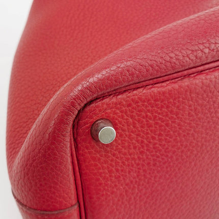 Sold Hermes Picotin 18 Red Calfskin Leather 2012 Box P Stamp