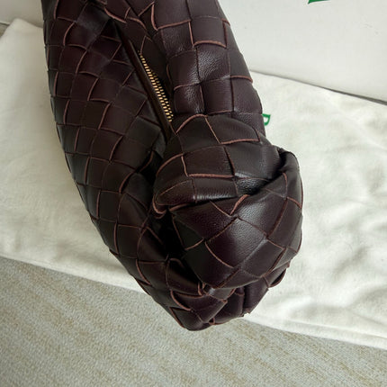 Bottega Veneta Jodie Mini Dark Burgundy Wine Leather