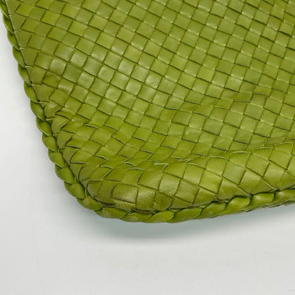 Bottega Veneta Veneta Hobo Avocado Green 45cm Lambskin Leather