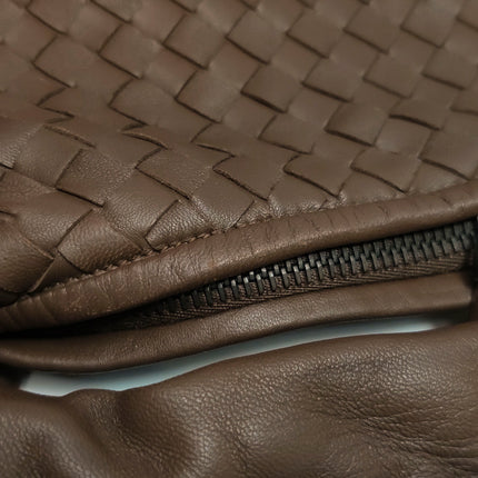 Bottega Veneta Veneta Hobo Maxi Dark Brown Lambskin Leather 53cm