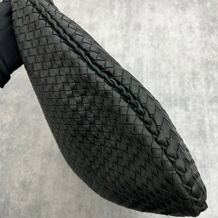 Bottega Veneta Veneta Hobo Maxi Black Leather 52cm