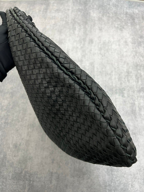 Bottega Veneta Veneta Hobo Maxi Black Leather 52cm