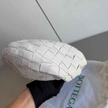 Bottega Veneta Jodie Mini White Leather Gold Hardware