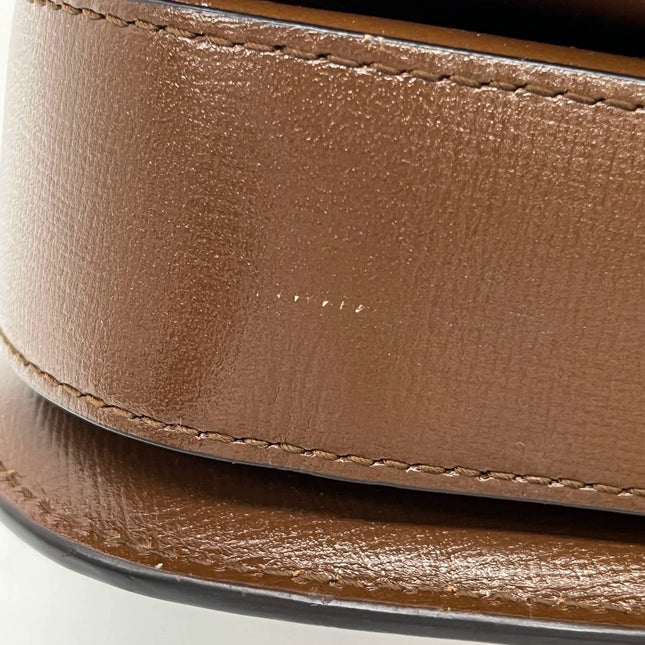 Sold Gucci 1955 Horsebit Shoulder Bag Caramel Brown Small Leather Never Worn