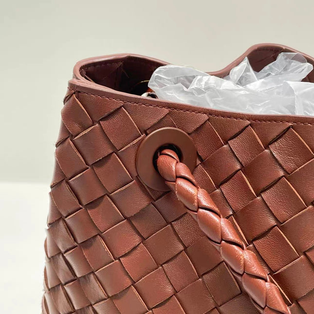 Bottega Veneta Andiamo Large Milk Chocolate Brown Handbag