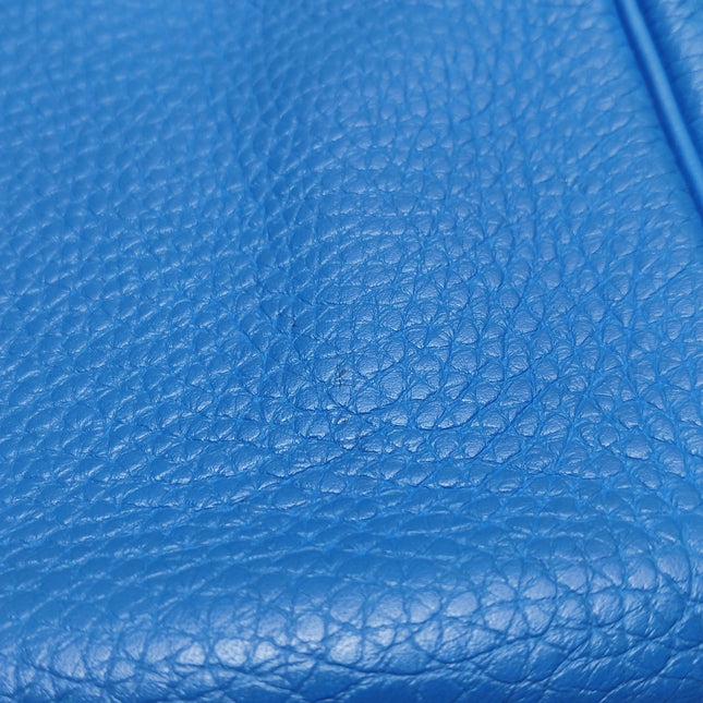 Hermes Birkin 30 Bleu Hydra T7 Togo Calfskin Leather Silver-tone Palladium Hardware 2012