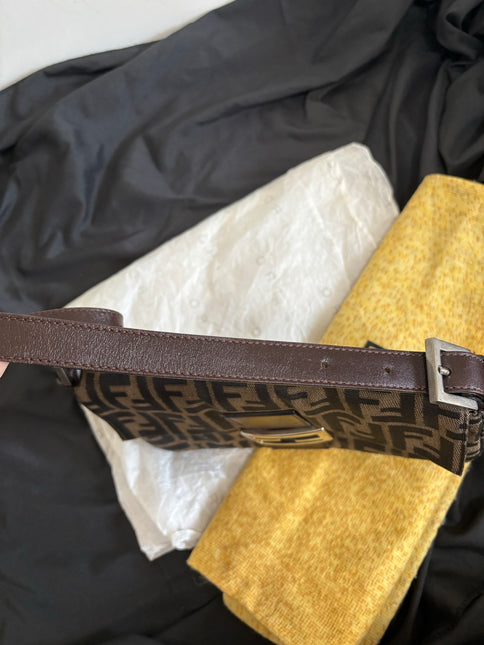 Fendi Baguette Classic Zucca Print Fendi Monogram