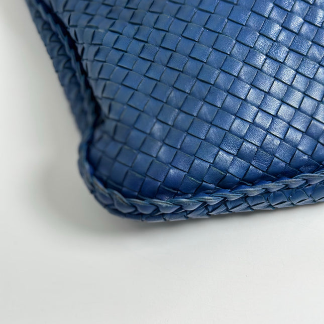 Bottega Veneta Veneta Hobo Navy Leather Bag Maxi 54cm