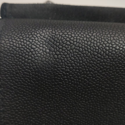 Chanel Classic Flap Jumbo Black Caviar Leather Double Flap with Gold Hardware 2017
