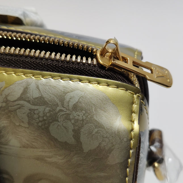 Louis Vuitton Speedy 25 Bandouliere Fornasetti Museum Gold