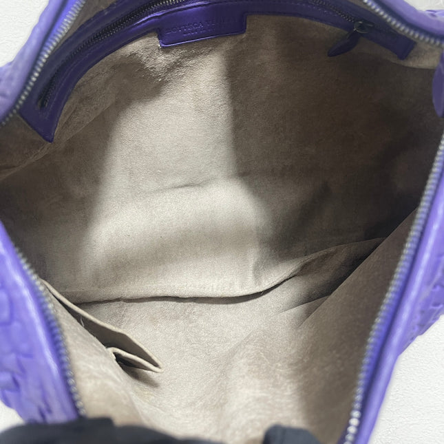 Sold Bottega Veneta Hobo Bag Large Leather Purple 47cm