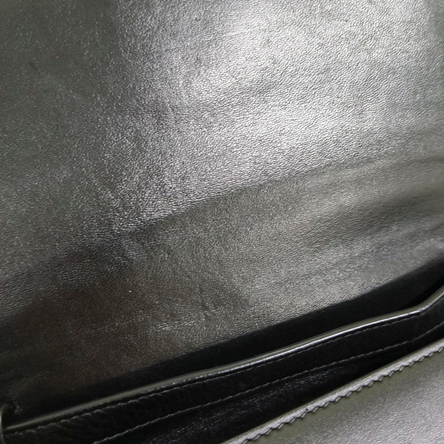 Versace Black Leather Applique Studded Flap Top Handle Crossbody Bag