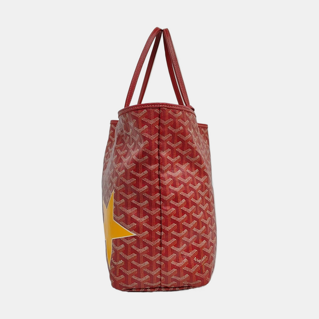 Goyard Saint Louis PM Tote Medium Red With Star