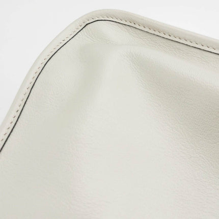 Sold Gucci 1955 Horsebit Chain Tote Leather White