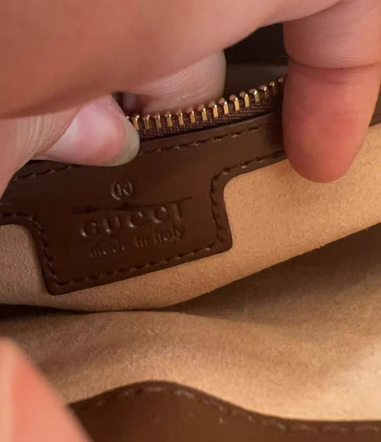 Gucci Jackie 1961 Small Brown Smooth Leather Bag