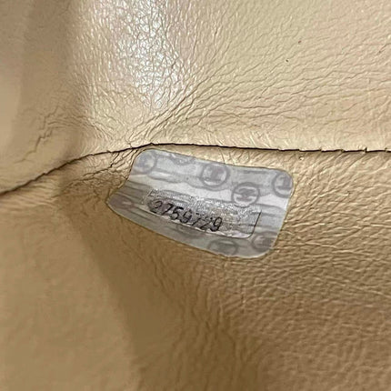 Chanel Diana CC Flap Bag Small Vintage Yellow Lambskin Leather with 24k Gold HW, 1991-1994