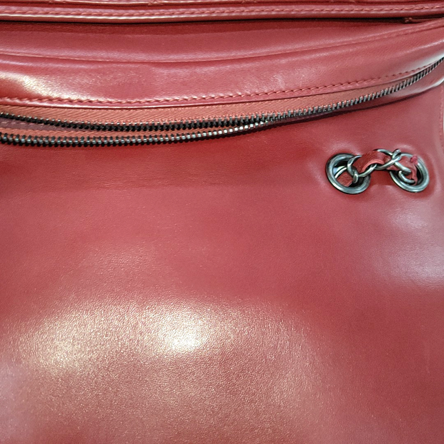 Sold Chanel Classic Flap Jumbo Large Red Calfskin Leather, 2013-2014