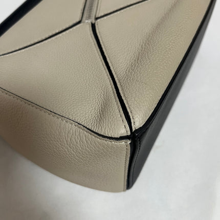 Loewe Puzzle Small Beige Herbarium Holiday Collection Calfskin Leather Crossbody Bag