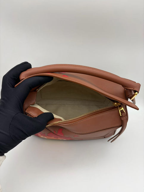 Loewe x Howl's Moving Castle Studio Ghibli Puzzle Calcifer Small Tan Caramel