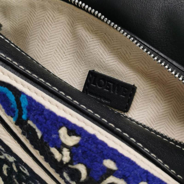 Loewe x William De Morgan Puzzle Mini Embroidered Multicolor