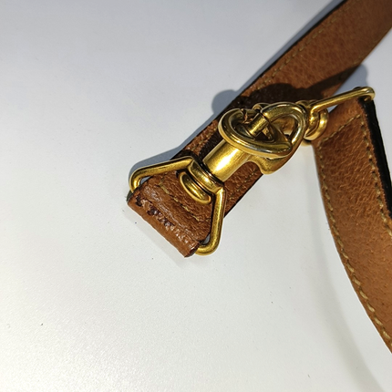 Sold Gucci Bamboo 1947 Top Handle Bag Leather Medium Tan Brown
