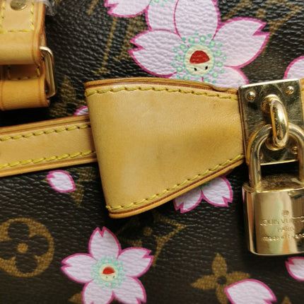 Louis Vuitton x Takashi Murakami Papillon 28 Cherry Blossom Monogram Handbag