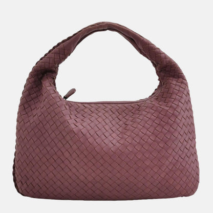 Bottega Veneta Hobo Bag Lambskin leather Purple Medium 40cm-Luxbags
