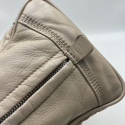 Loewe Amazona 29 Pearlescent Nude Lambskin Leather Zip Around