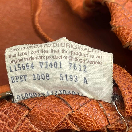 Bottega Veneta Cabat Tote Burnt Metallic Orange Intrecciato Leather 40cm