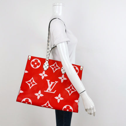 Sold Louis Vuitton OnTheGo Multicolor Monogram Giant Canvas GM Tote Bag