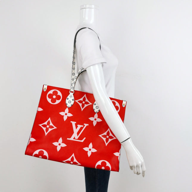 Sold Louis Vuitton OnTheGo Multicolor Monogram Giant Canvas GM Tote Bag