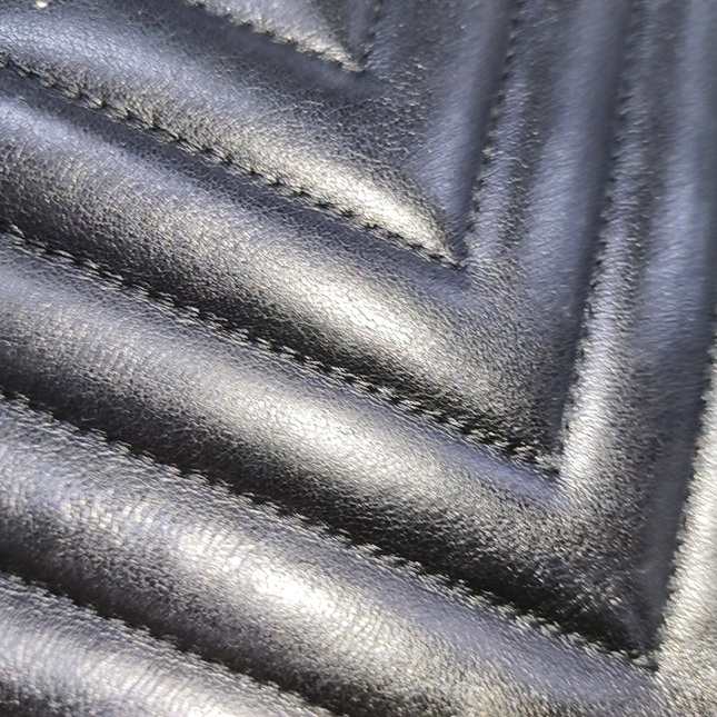 Chanel Classic Flap Mini Chevron Quilted Chain Around Mini Rectangular Flap Black, 2018