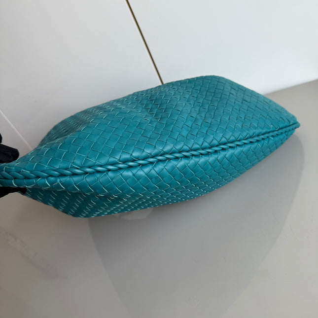 Bottega Veneta Hobo Bag Lambskin leather Green 47cm