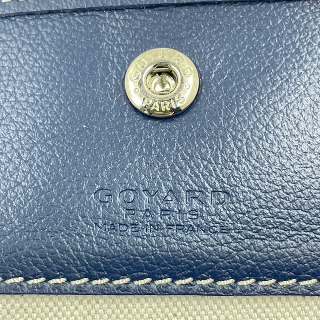 Sold Goyard Saint Louis PM Tote Medium Navy