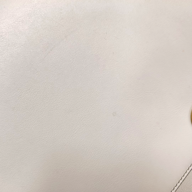 Lady Dior Medium Love White Calfskin Leather with Gold-tone Hardware