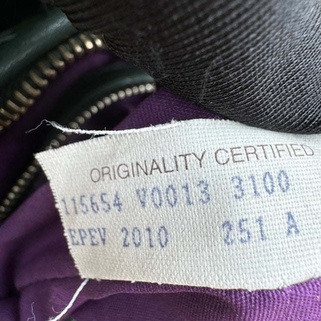 Sold Bottega Veneta Veneta Hobo Large Dark Green 47cm Lambskin Leather