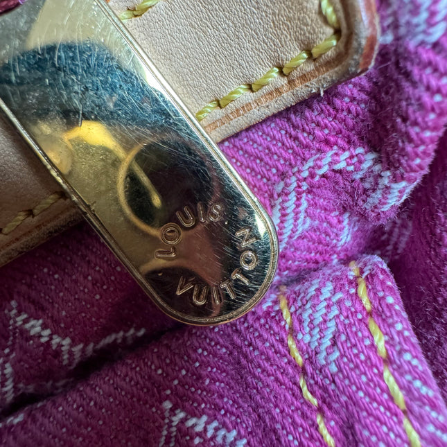 Louis Vuitton Denim Neo Speedy Boston Bag Pink