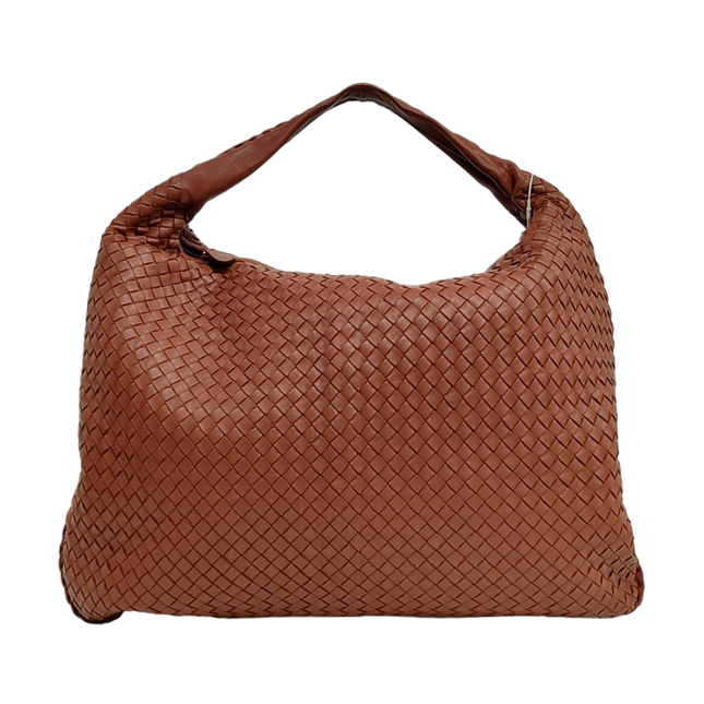 Bottega Veneta Veneta Hobo Maxi Brick Red Intrecciato Leather Bag 50cm