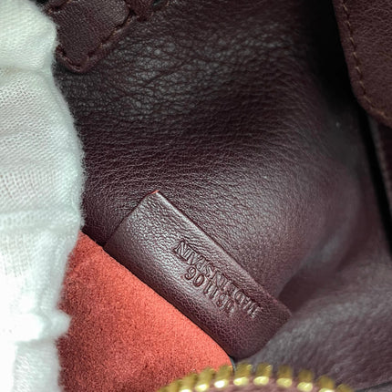 Loewe Amazona 28 in Burgundy Calfskin Leather and Gold-tone Hardware